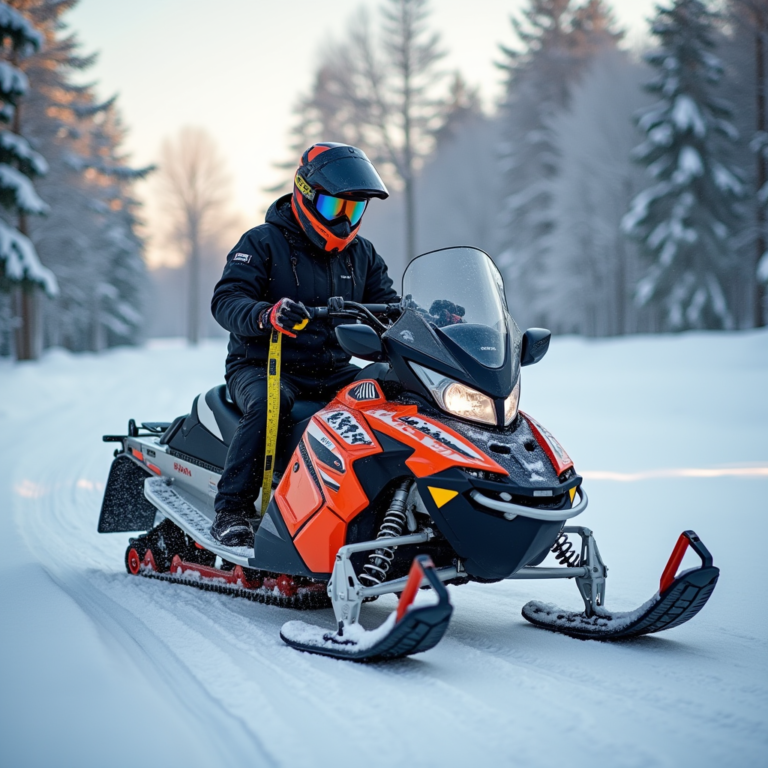 snowmobile width